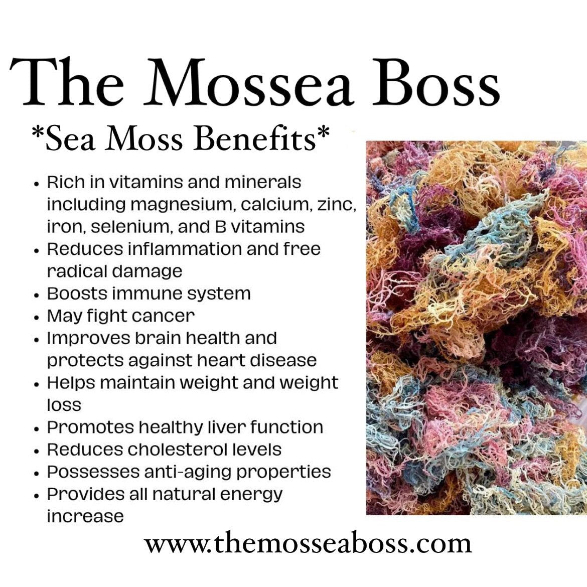 Sea Moss Gel (Plain) Multi-Color